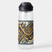 Individuelle Name Musikinstrumente Trinkflasche (Rückseite)