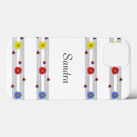 Individuelle Name Musiknoten Case-Mate iPhone Hülle (Rückseite (Horizontal))