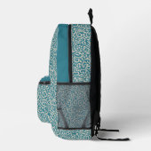 Individuelle Name-Muster Bedruckter Rucksack (Rechts)