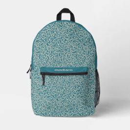 Individuelle Name-Muster Bedruckter Rucksack