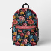 Individuelle Name-Muster Bedruckter Rucksack (Vorderseite)