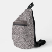 Individuelle Name-Muster Crossbody Bag (Rechte Ecke)