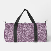 Individuelle Name-Muster Duffle Bag (Vorderseite)