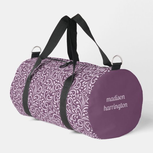 Individuelle Name-Muster Duffle Bag (Linke Seite)