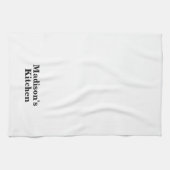Individuelle Name Mutter Geburtstagsgeschenk Geschirrtuch (Horizontal)