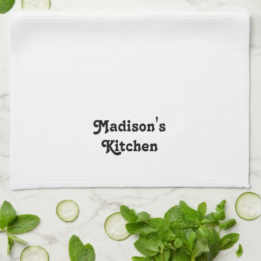 Individuelle Name Mutter Geburtstagsgeschenk Geschirrtuch (Gefaltet)