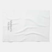 Individuelle Name Mutter Geburtstagsgeschenk Geschirrtuch (Horizontal)