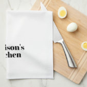 Individuelle Name Mutter Geburtstagsgeschenk Geschirrtuch (Viertel Falte)