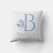 Individuelle Name My Little Fairy Kissen (Rückseite)