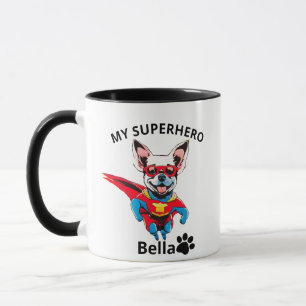 Individuelle Name My SuperHero Kaffee Tasse, Funny Tasse