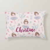 Individuelle Name My Sweet Ballerina Dekokissen (Vorderseite)