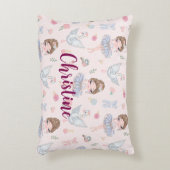 Individuelle Name My Sweet Ballerina Dekokissen (Vorderseite(Vertikal))