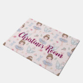 Individuelle Name My Sweet Ballerina Fußmatte (Schrägansicht)