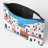 Individuelle Name Mykonos Griechenland Zubehörtasche (Offen)