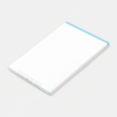 Individuelle Name - Nachhinweise für den persönlic Post-it Klebezettel (angewinkelt)