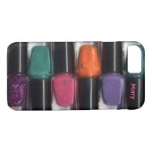 Individuelle Name Nail Polnisches iPhone 7 Fall Case-Mate iPhone Hülle (Rückseite (Horizontal))