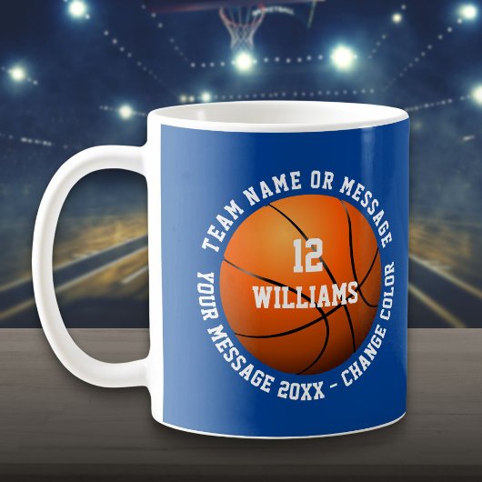 Individuelle Name Name Team Basketball Kaffeetasse