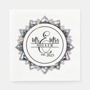 Individuelle Name Napkins Serviette