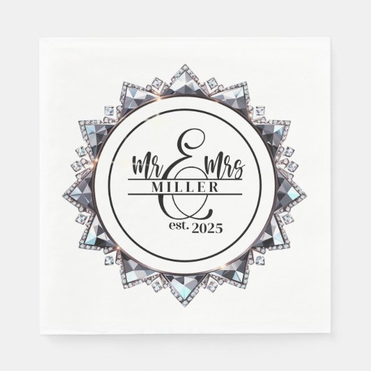 Individuelle Name Napkins Serviette (Vorderseite)