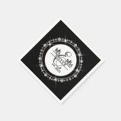 Individuelle Name Napkins Serviette (Ecke)