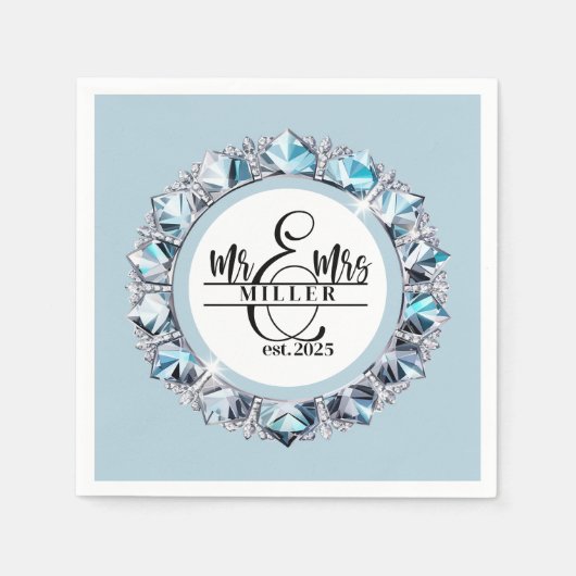 Individuelle Name Napkins Serviette (Vorderseite)