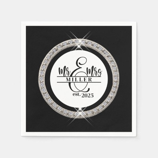 Individuelle Name Napkins Serviette (Vorderseite)