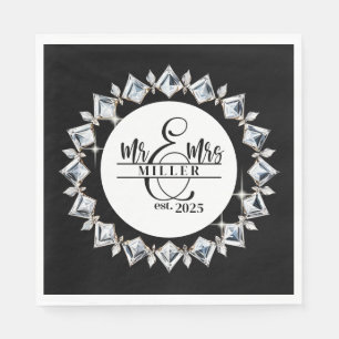Individuelle Name Napkins Serviette
