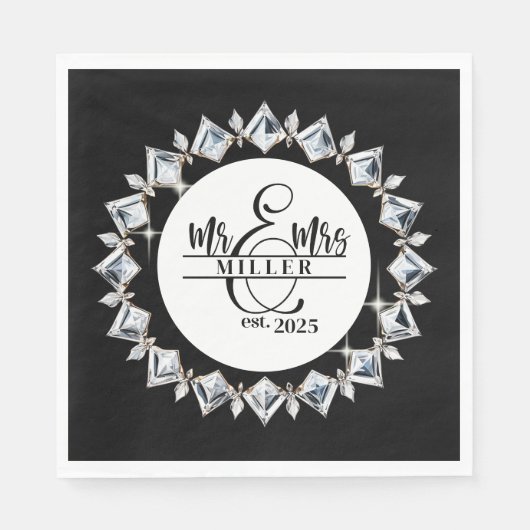 Individuelle Name Napkins Serviette (Vorderseite)