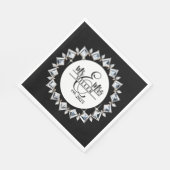 Individuelle Name Napkins Serviette (Ecke)