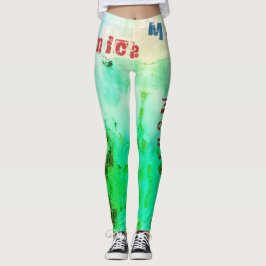 Individuelle Name Natur Leggings