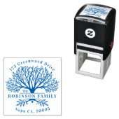 Individuelle Name Natural Family Tree Rücksendeadr Permastempel (Beispiel)
