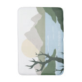 Individuelle Name Nature Illustration Badematte (Vorderseite Vertikal)
