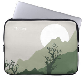 Individuelle Name Nature Illustration Laptopschutzhülle