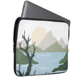 Individuelle Name Nature Illustration Laptopschutzhülle (Vorne Rechts)