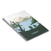 Individuelle Name Nature Illustration Notizblock (Rechte Seite)