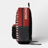 Individuelle Name Nautical Anchor Bedruckter Rucksack (Rechts)