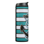 Individuelle Name Nautical Anchor Thermosbecher (Nach links gedreht)