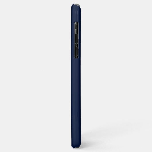 Individuelle Name Navy Blue Case-Mate iPhone Hülle (Hinten/Links)