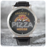 Individuelle Name Neon Italienisches Pizzeria Pizz Armbanduhr<br><div class="desc">Custom Neon Sign Style Italienische Pizzeria Pizza House Personalisierte Geschenke - Passen Sie Ihren Namen oder benutzerdefinierten Text an!</div>