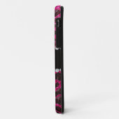 Individuelle Name Neonfarben Glitzer Leopard Druck Case-Mate iPhone Hülle (Hinten/Links)