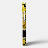 Individuelle Name Neongelber Glitzer Chefin Case-Mate iPhone Hülle (Rückseite / Links)