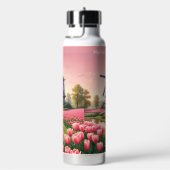Individuelle Name Netherlands Windmills Trinkflasche (rechts)