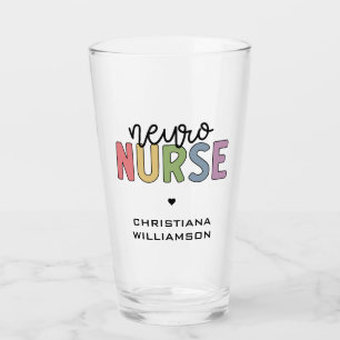 Individuelle Name Neuro Nurse Neuroscience Geschen Glas