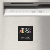 Individuelle Name Neuro Nurse Neuroscience Geschen Magnet (In Situ (Geschirrspüler))