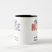 Individuelle Name Neuro Nurse Neuroscience Geschen Zweifarbige Tasse (Mittel)