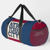 Individuelle Name New York City Duffle Bag (Rechte Ecke)