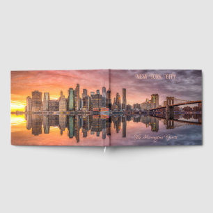 Individuelle Name New York City Skyline Gästebuch
