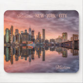 Individuelle Name New York City Skyline Mousepad (Vorne)