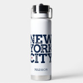 Individuelle Name New York City Trinkflasche (Hinten)