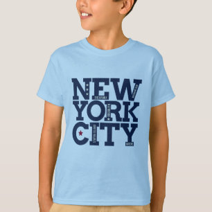 Individuelle Name New York City Typografie T-Shirt
